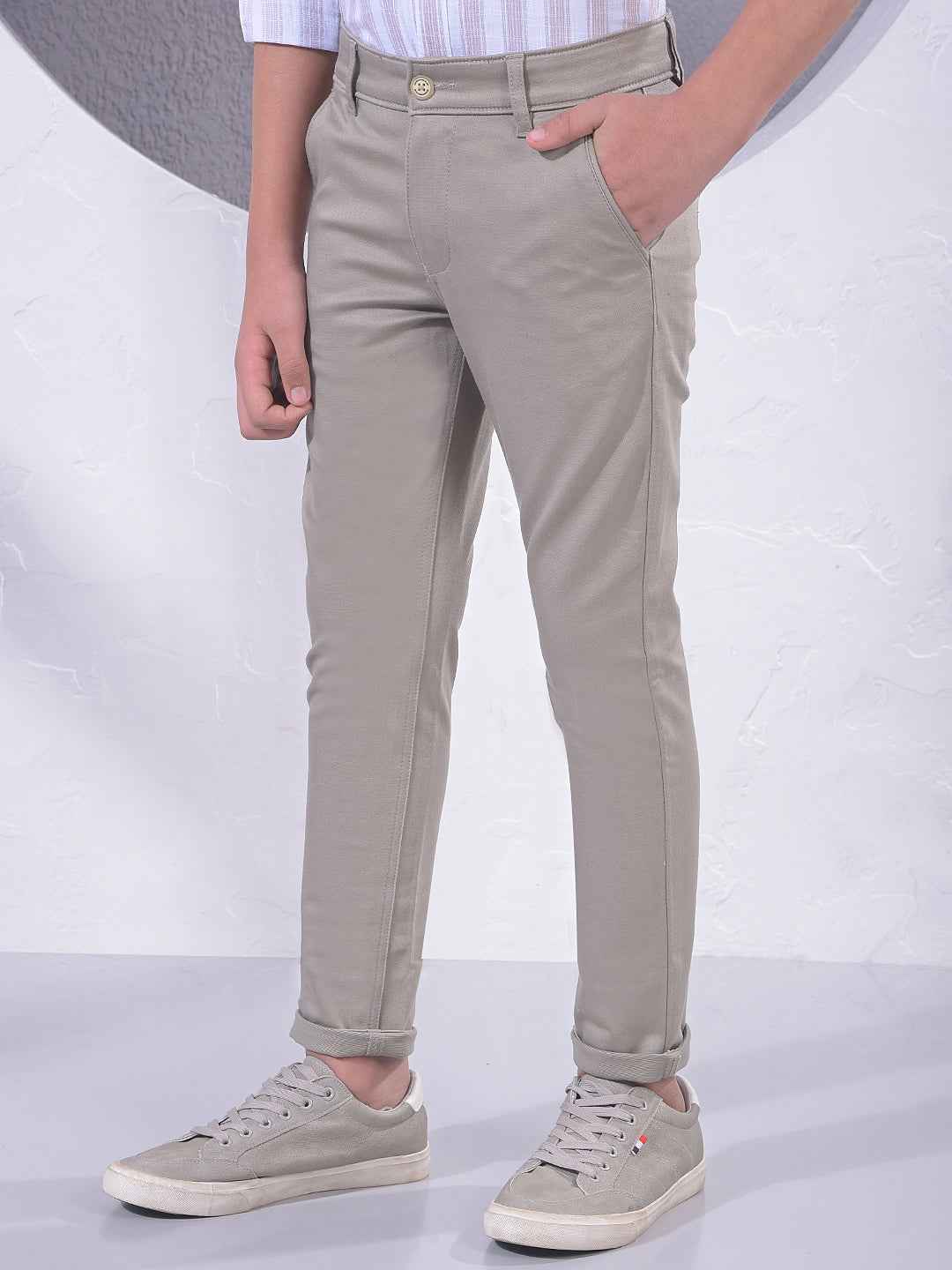Earthy Khaki Urban Trousers