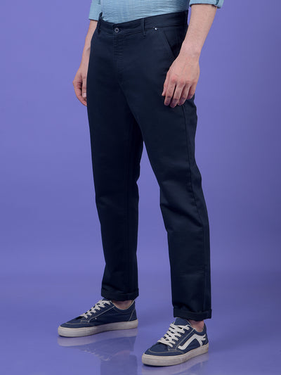 Refined Navy blue Trousers