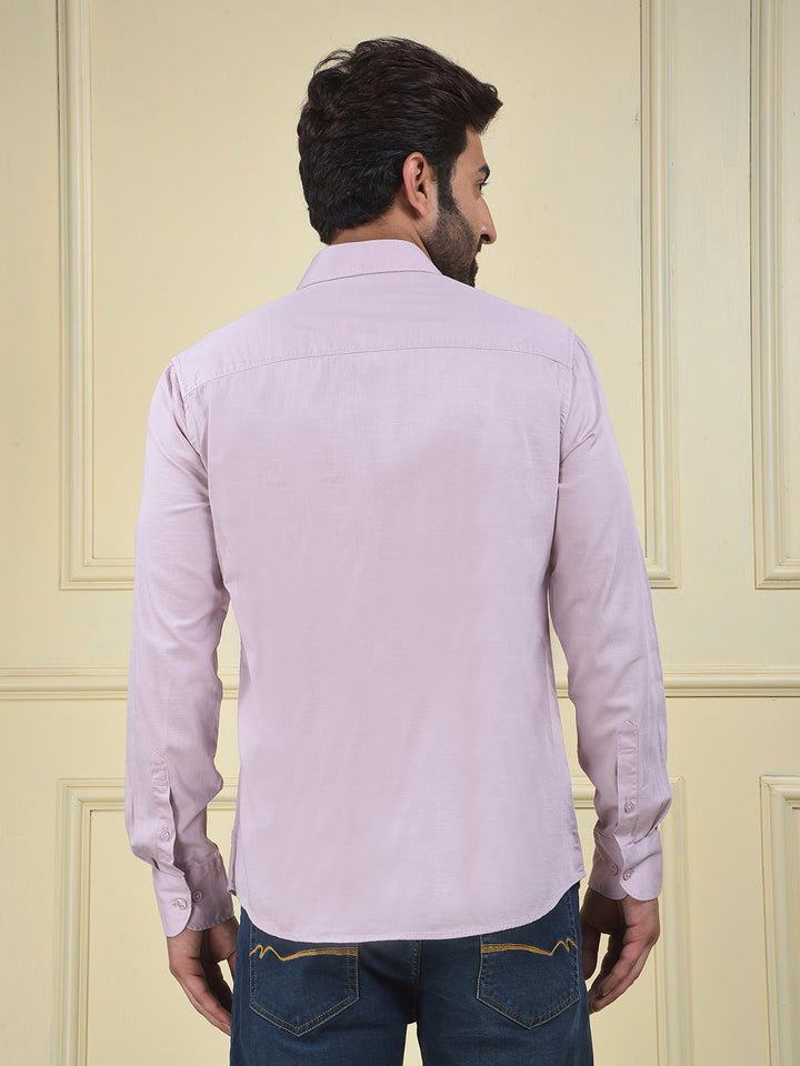 Sleek Line Purple Shirt