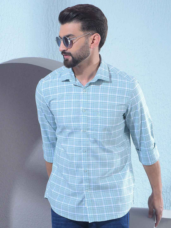 Green Checked Shirt