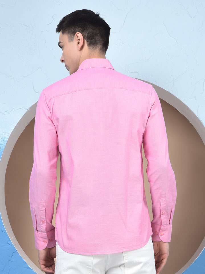 Pink 100% Cotton Shirt