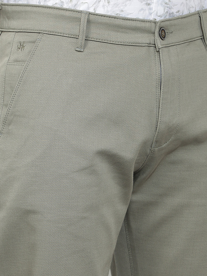 Olive Straight Trousers