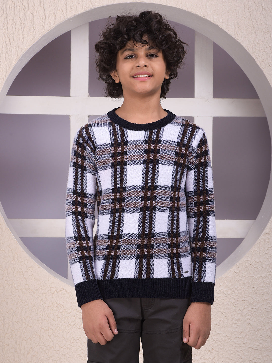 Multi-Color Jacquard Sweater