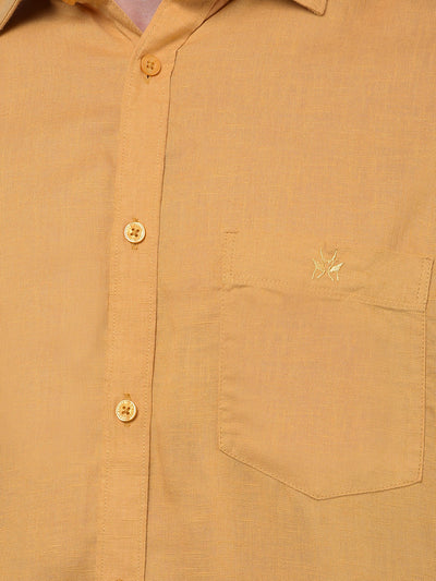 Mustard Linen Shirt