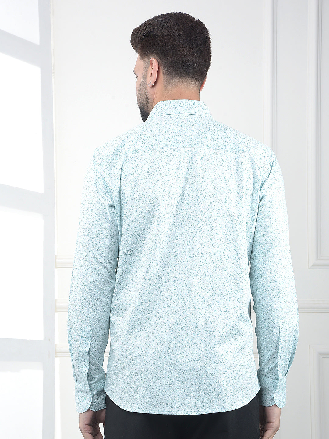 Kelly Green Printed Shirt