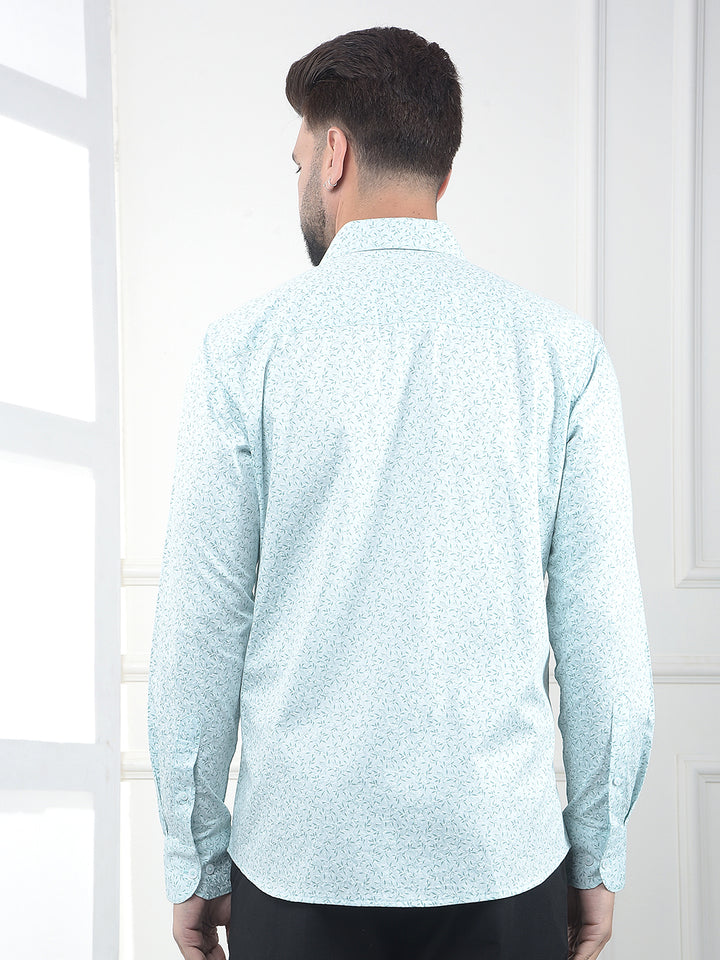 Kelly Green Printed Shirt