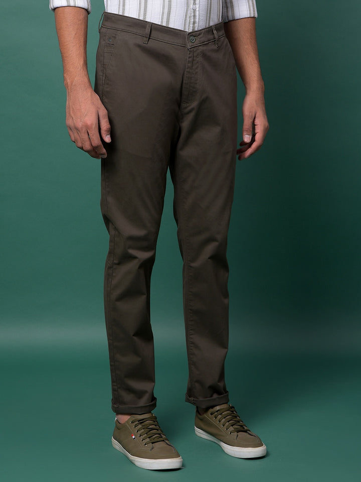 Edgy Olive Trousers