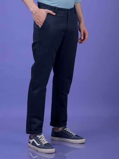 Refined Navy blue Trousers