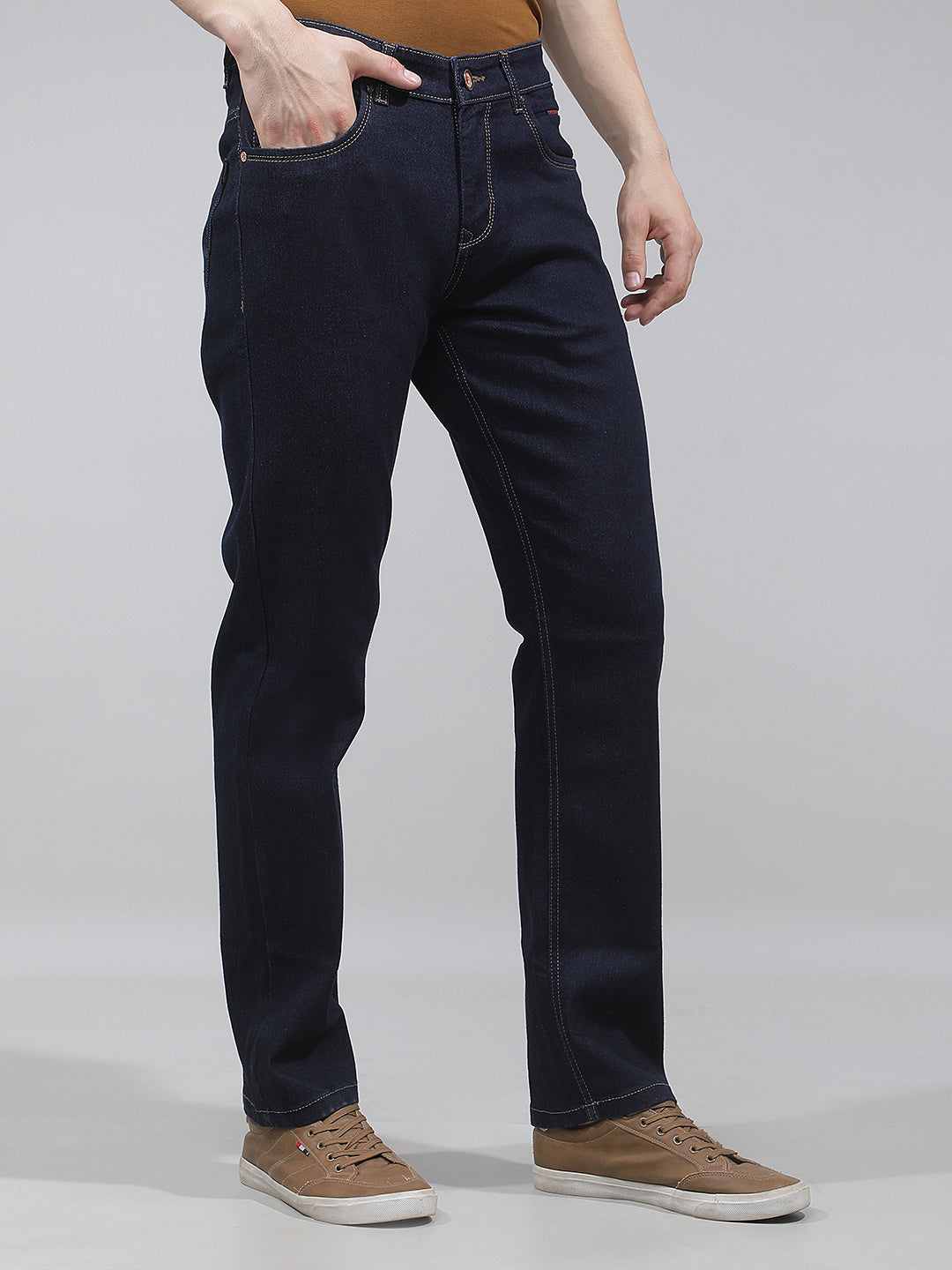 Essential Azure Blue Straight Jeans