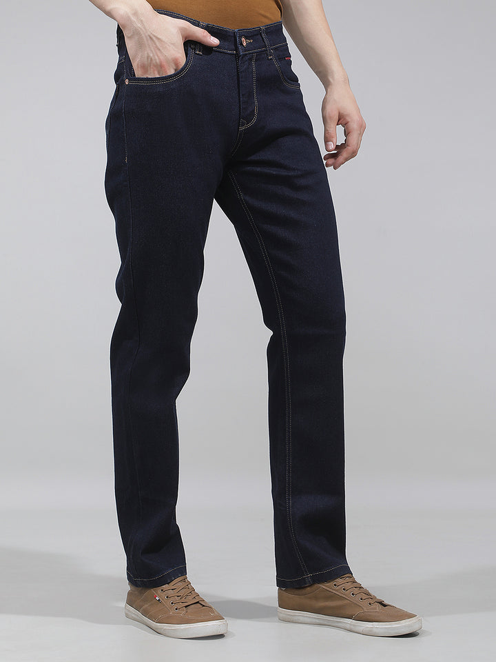 Essential Azure Blue Straight Jeans