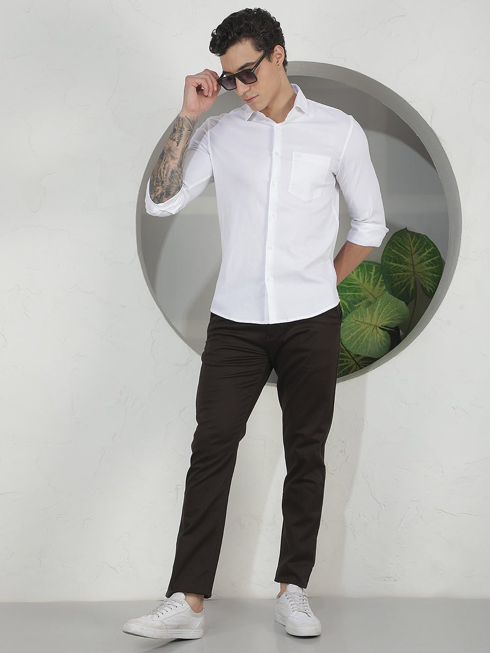 Earth Tone Olive Trousers