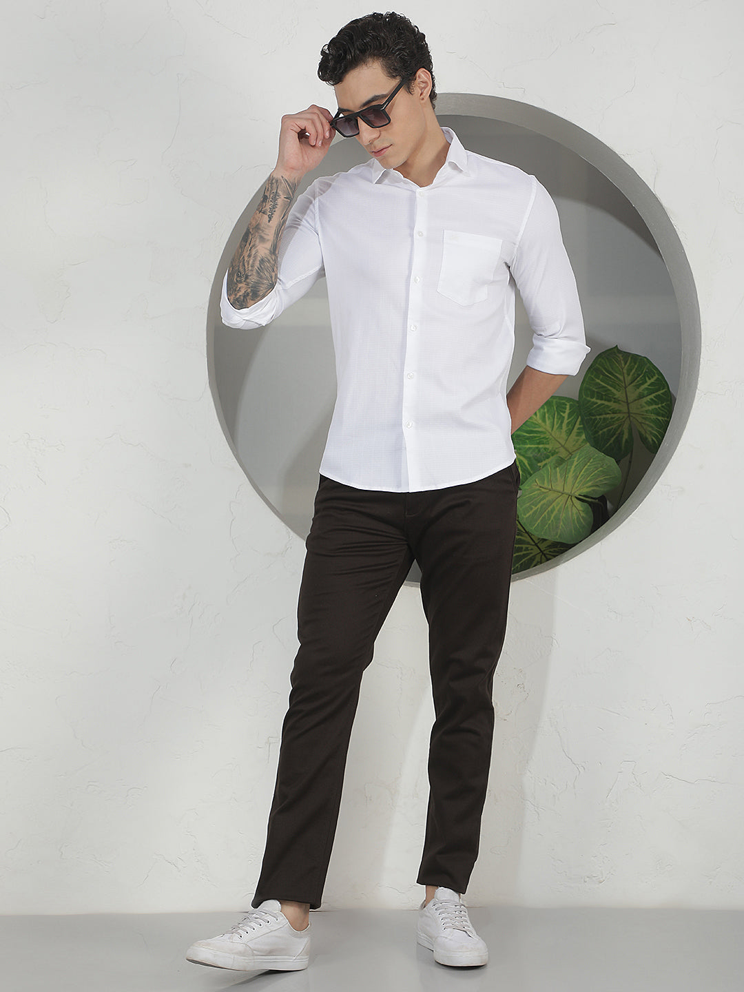 Earth Tone Olive Trousers