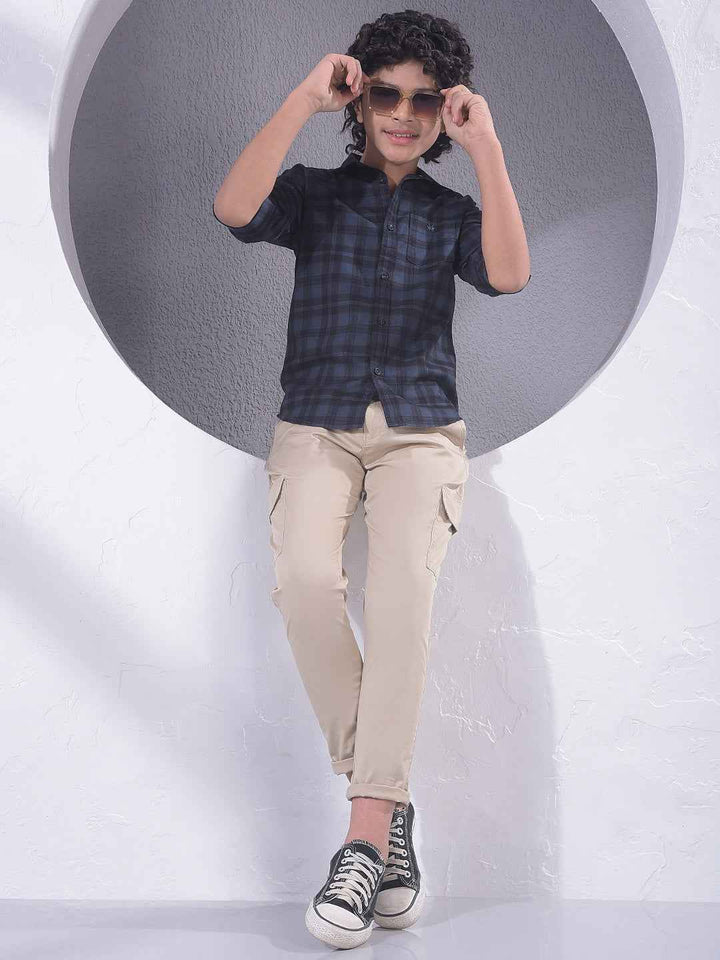 Khaki Cargo Trousers