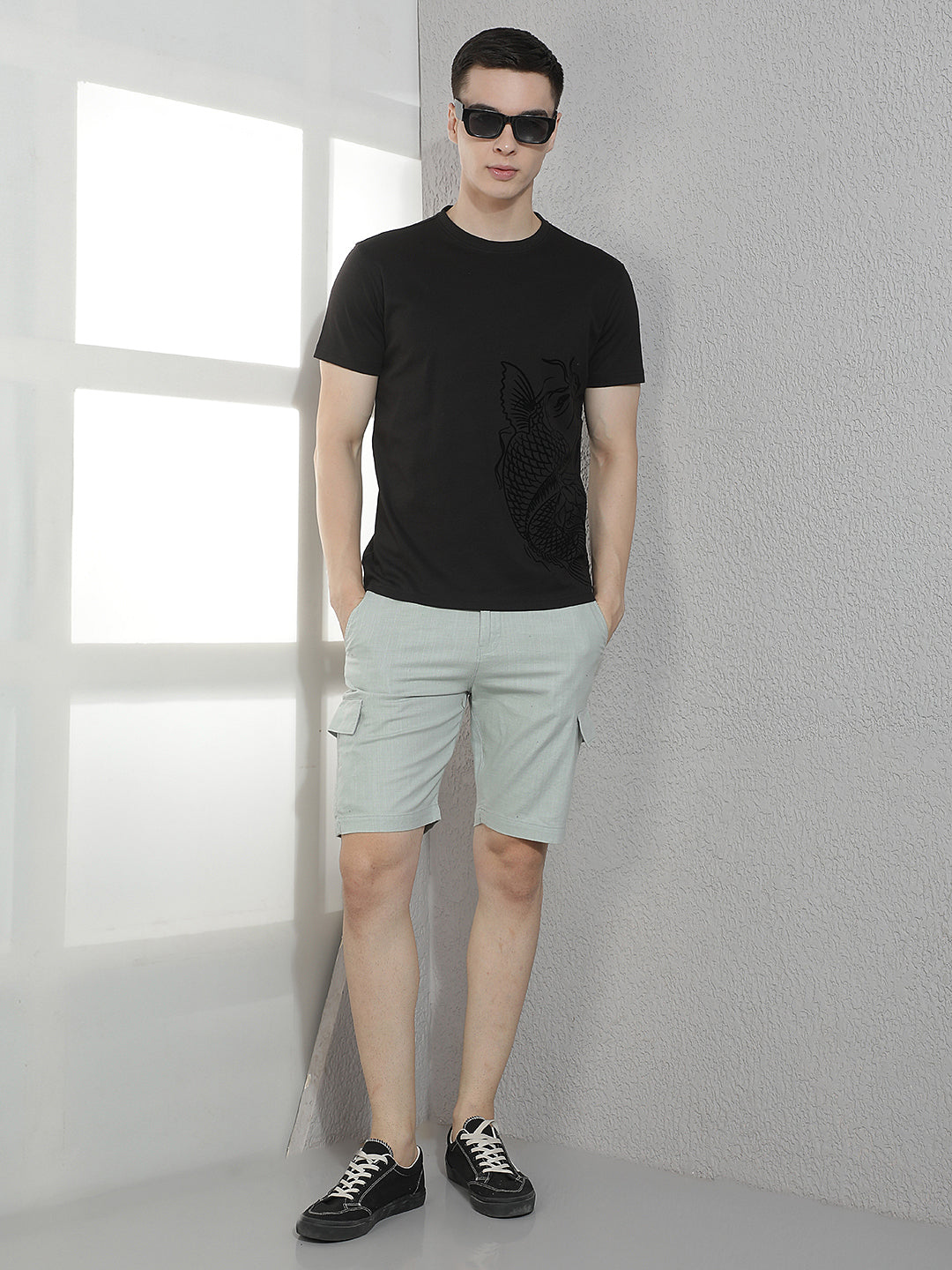 Olive 100% Cotton Shorts