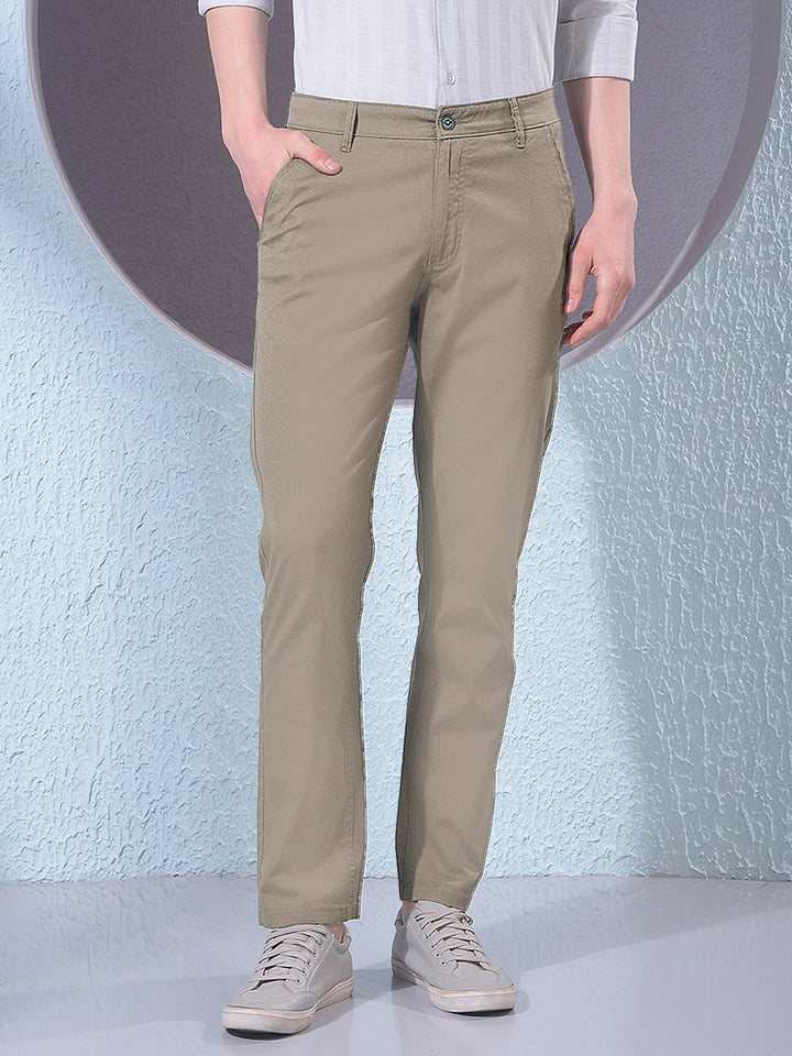 Stylish Olive Printed Trousers