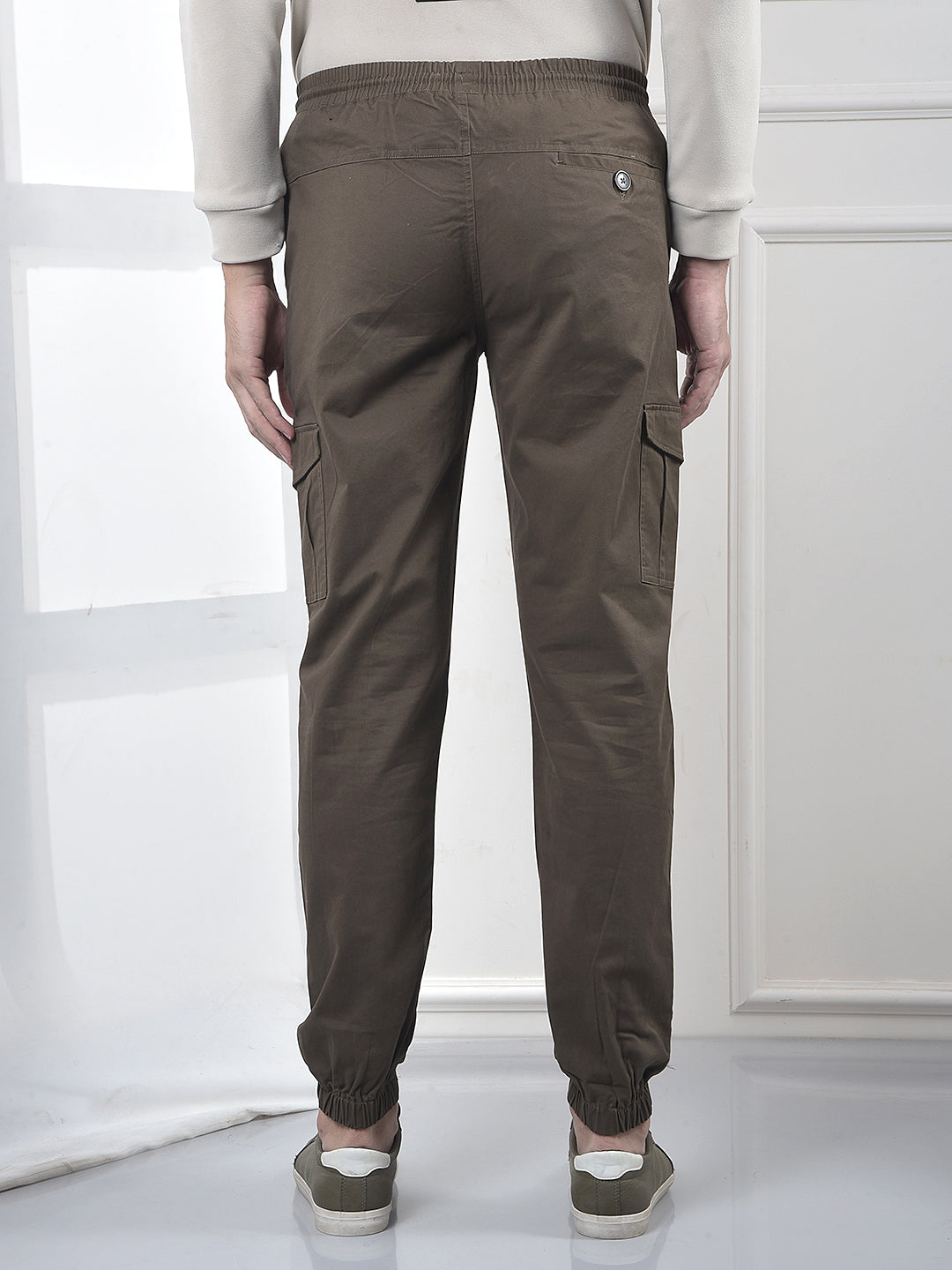 Vivid Olive Cargo Joggers