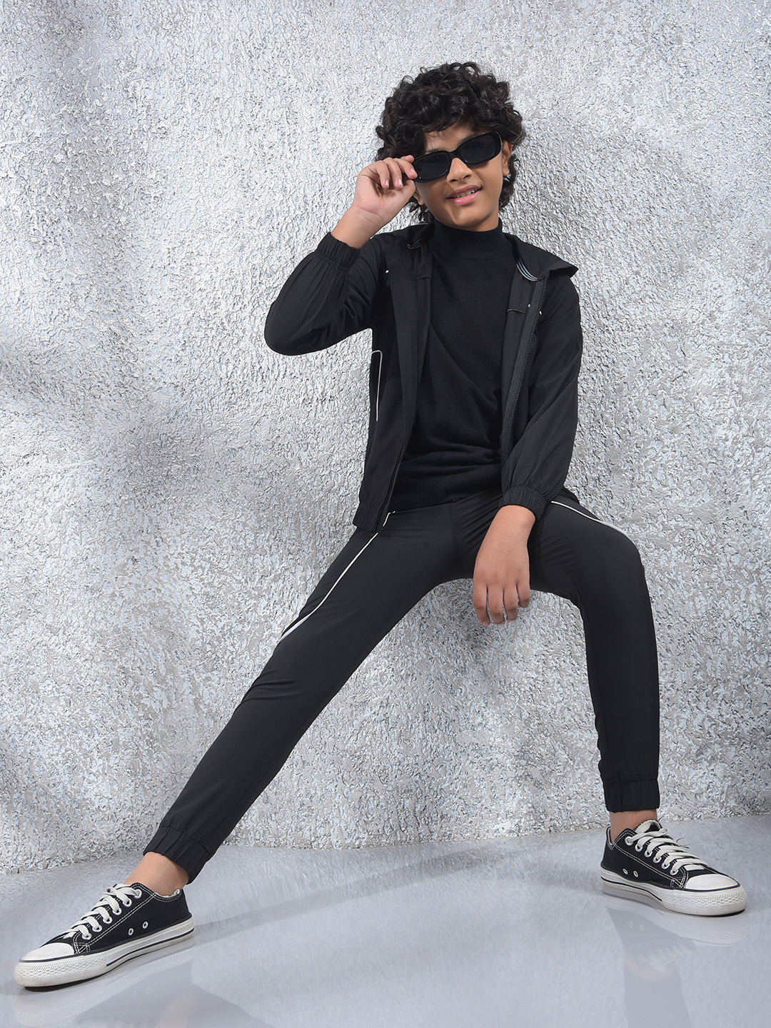 Flexible Black Joggers
