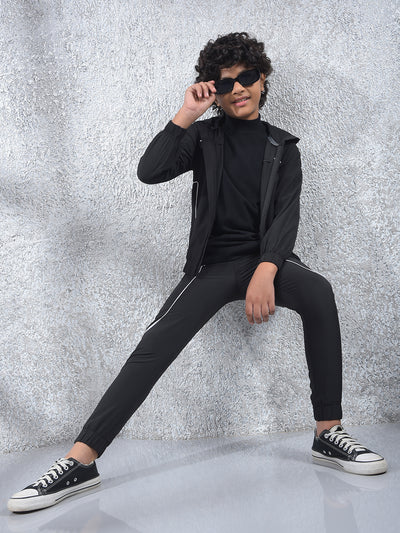 Flexible Black Joggers
