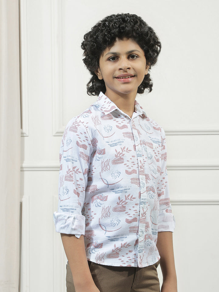 Sleek Multi-Color Printed Shirt