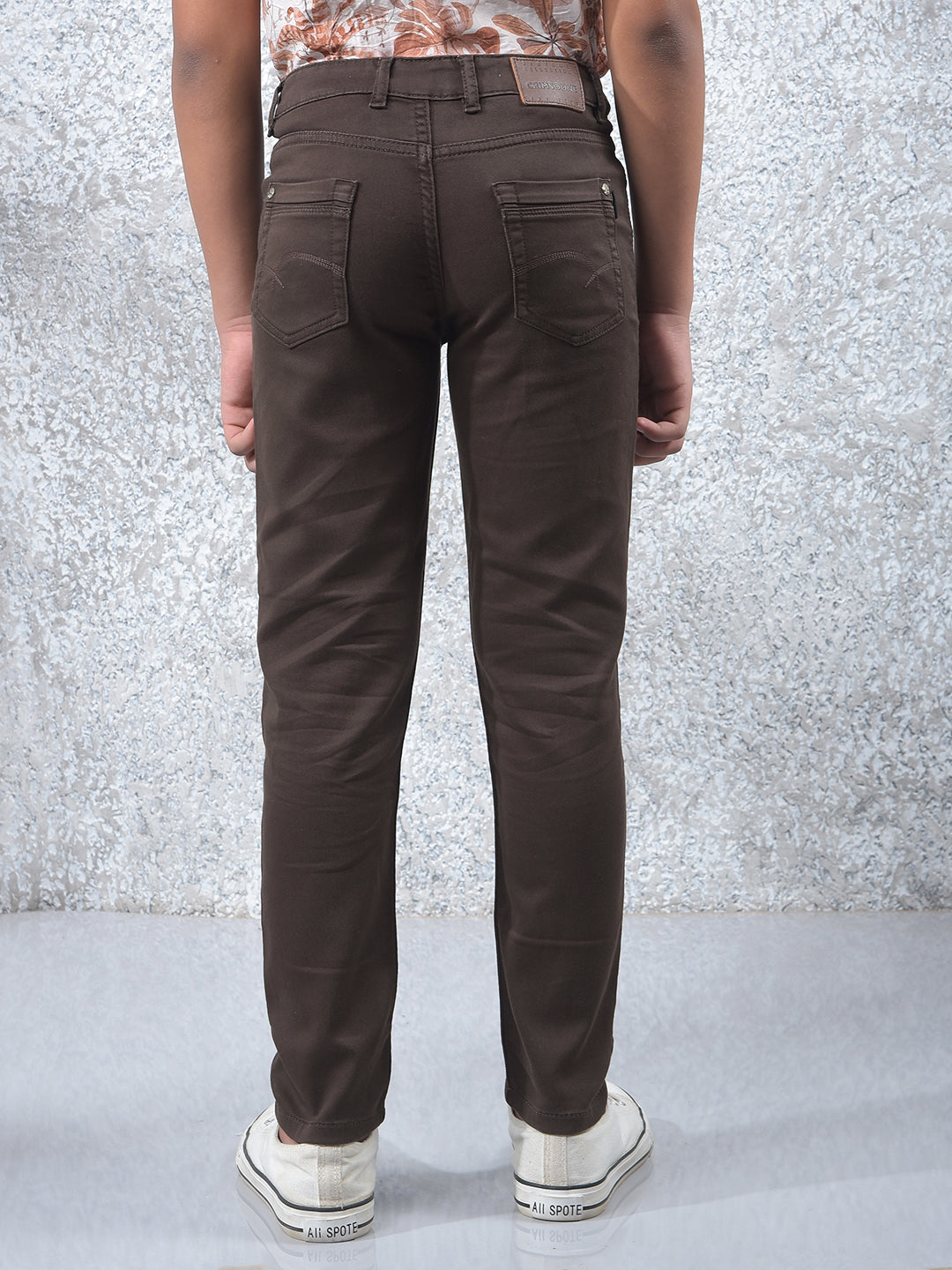 Khaki Jeans-Boys Jeans-Crimsoune Club