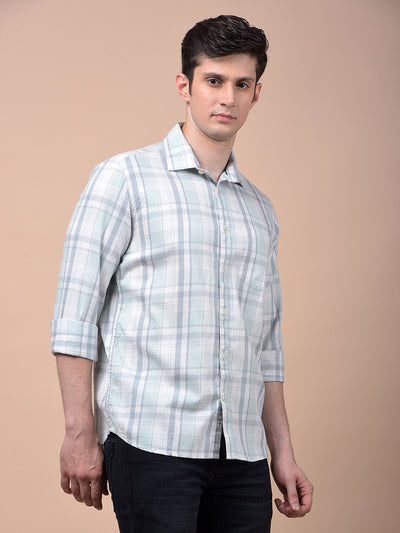 Multi-Color Checked 100% Cotton Shirt