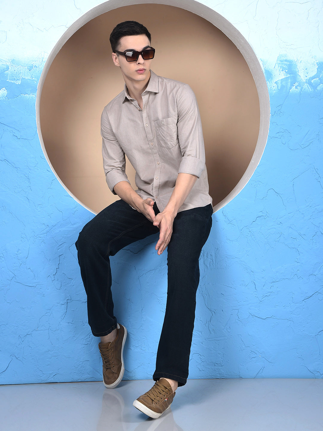 Fresh Beige Essential Shirt