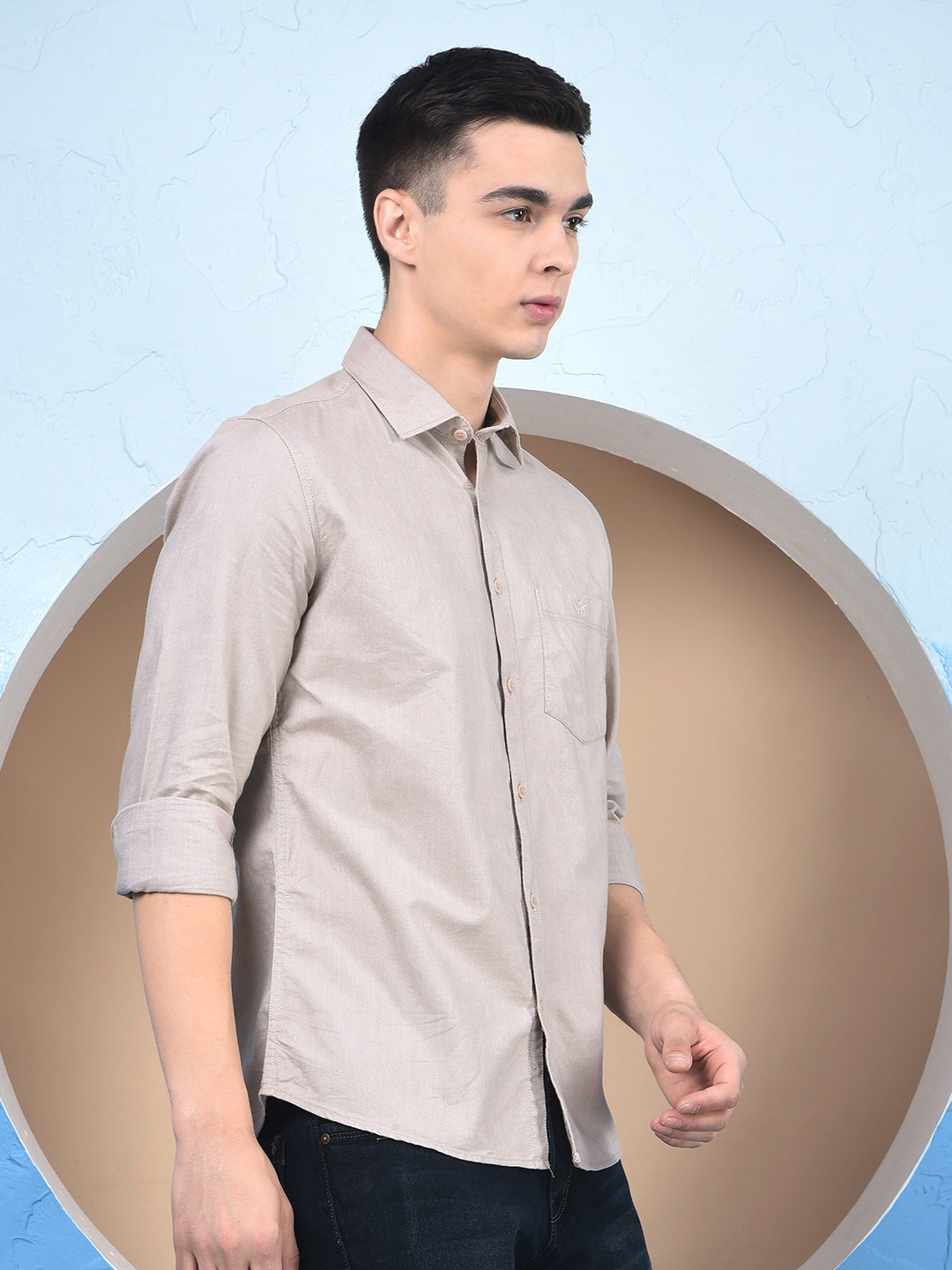 Fresh Beige Essential Shirt