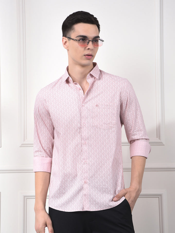 Flamingo Vibe Patterned Shirt