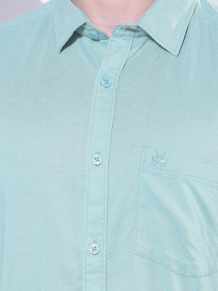 Fresh Green Linen Shirt