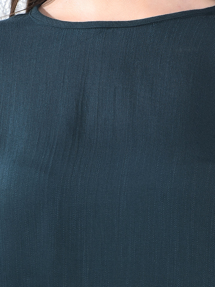 Relaxed Dark Teal Top