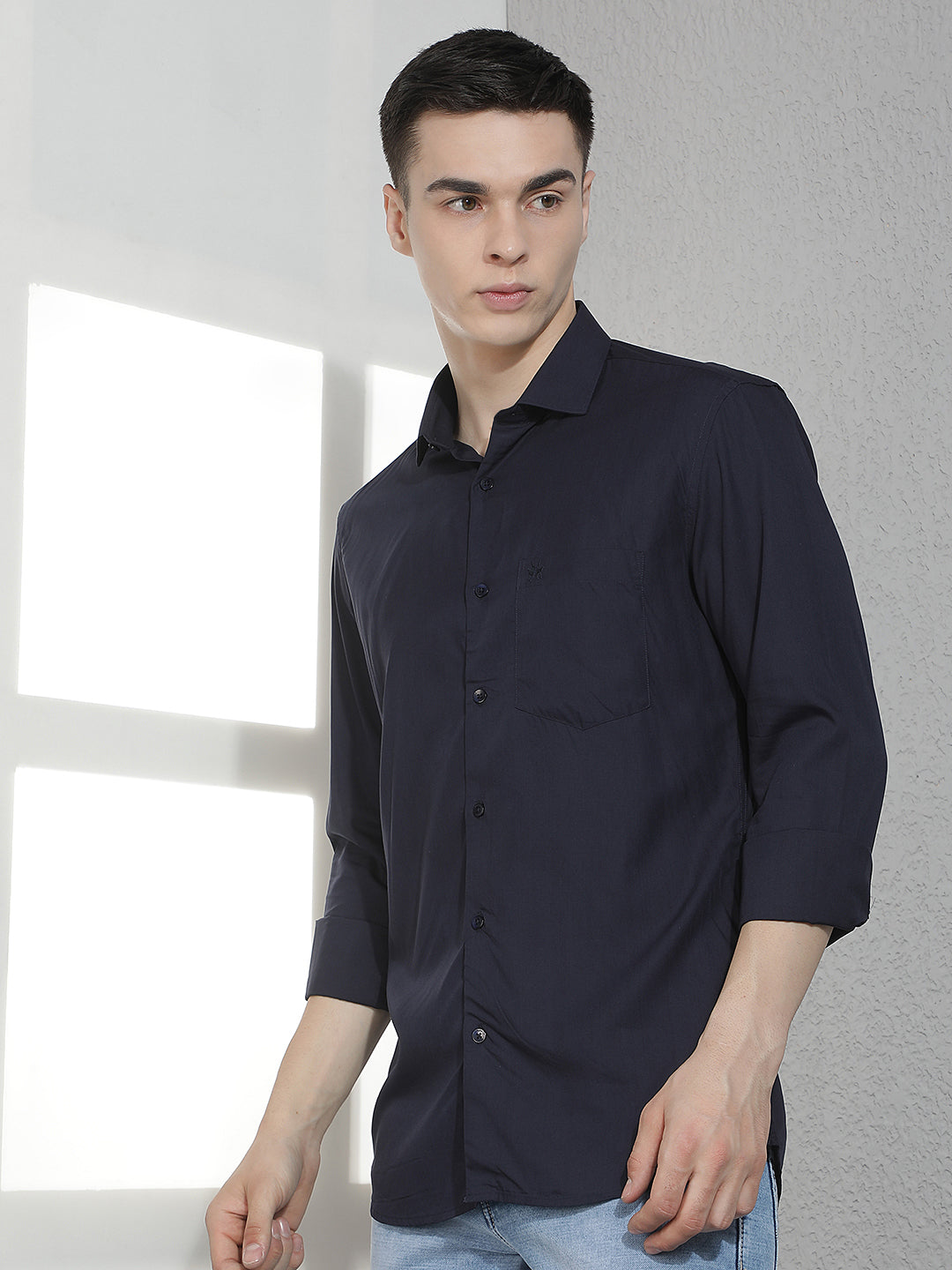 Vogue Deep Navy Modal Shirt