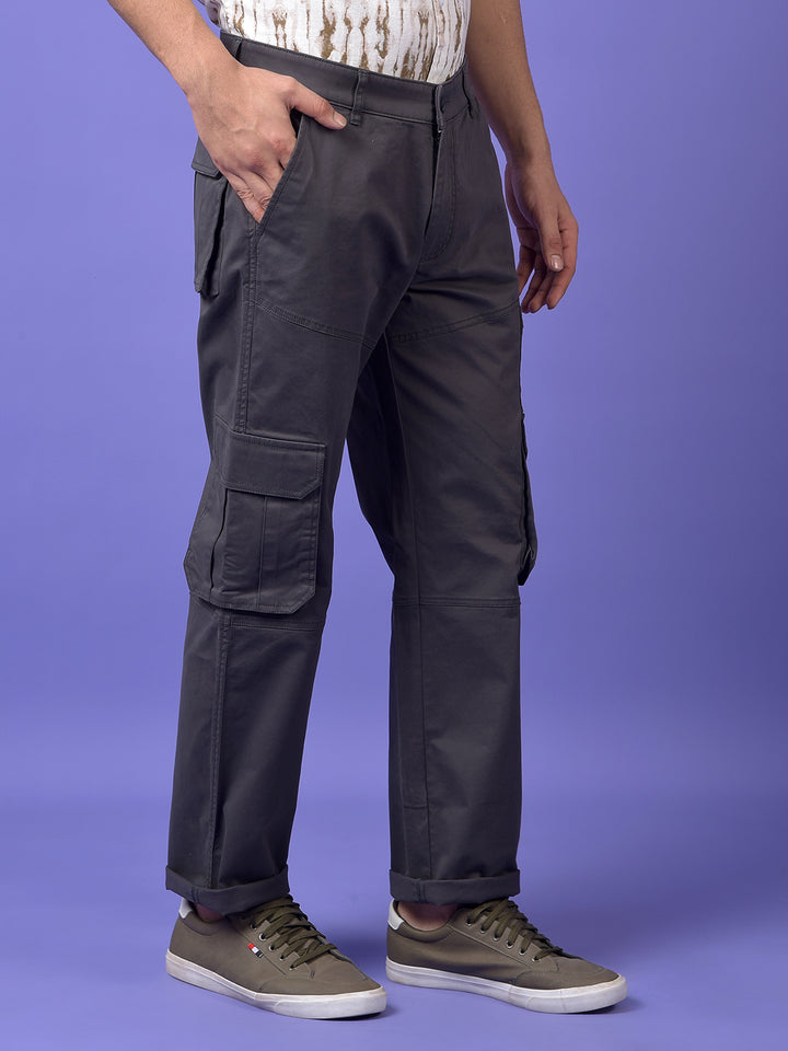 Grey Cargo Trousers