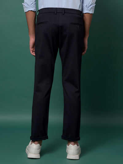 Black Knit Comfort Trousers