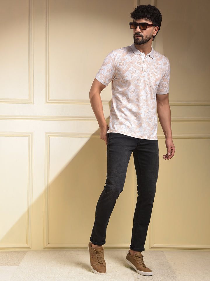 Mid-Wash Skinny Fit Black Jeans