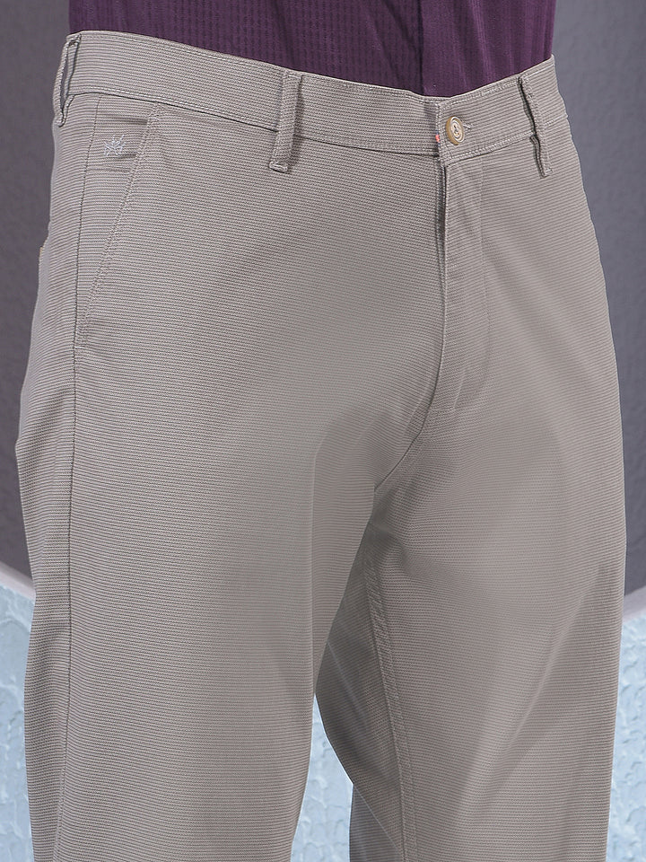 Utility Khaki Printed Trousers