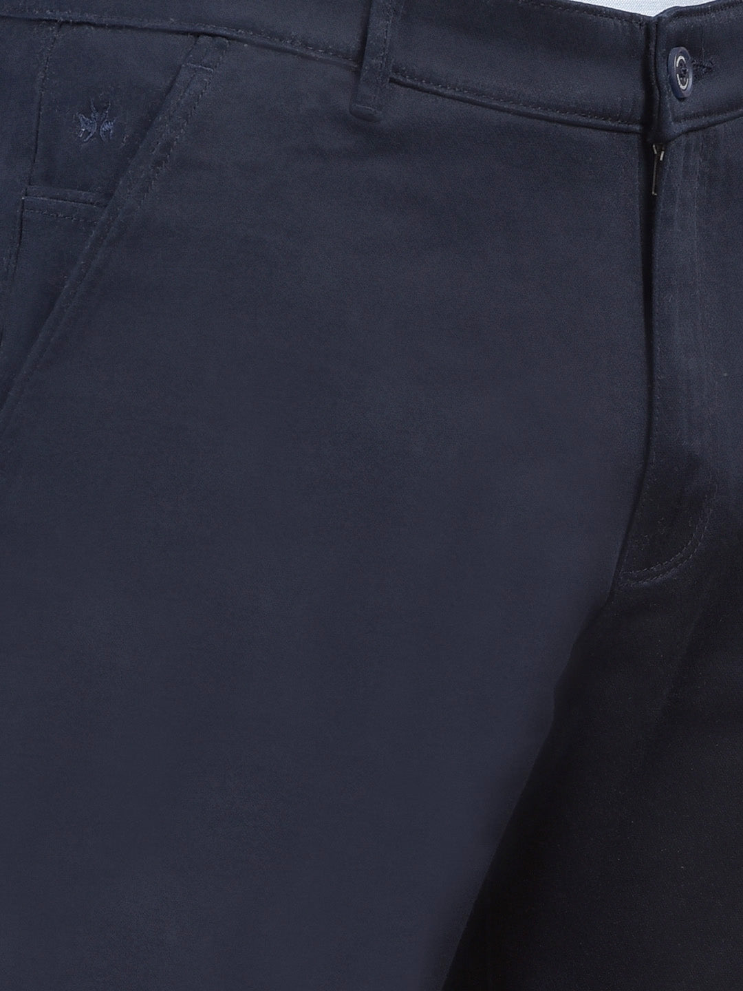Navy Blue Chino Trousers