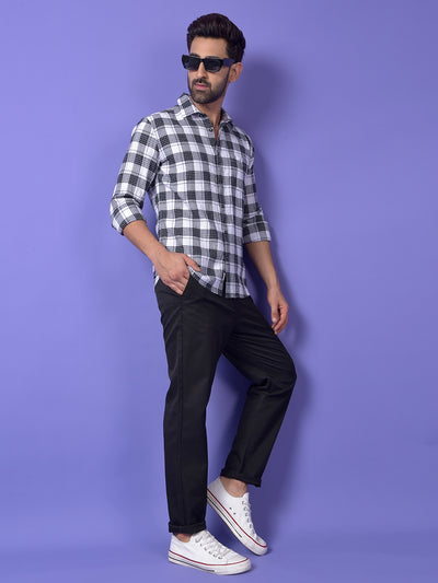 Black Checked Shirt