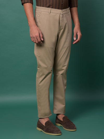 Fashion-Forward Khaki Trousers