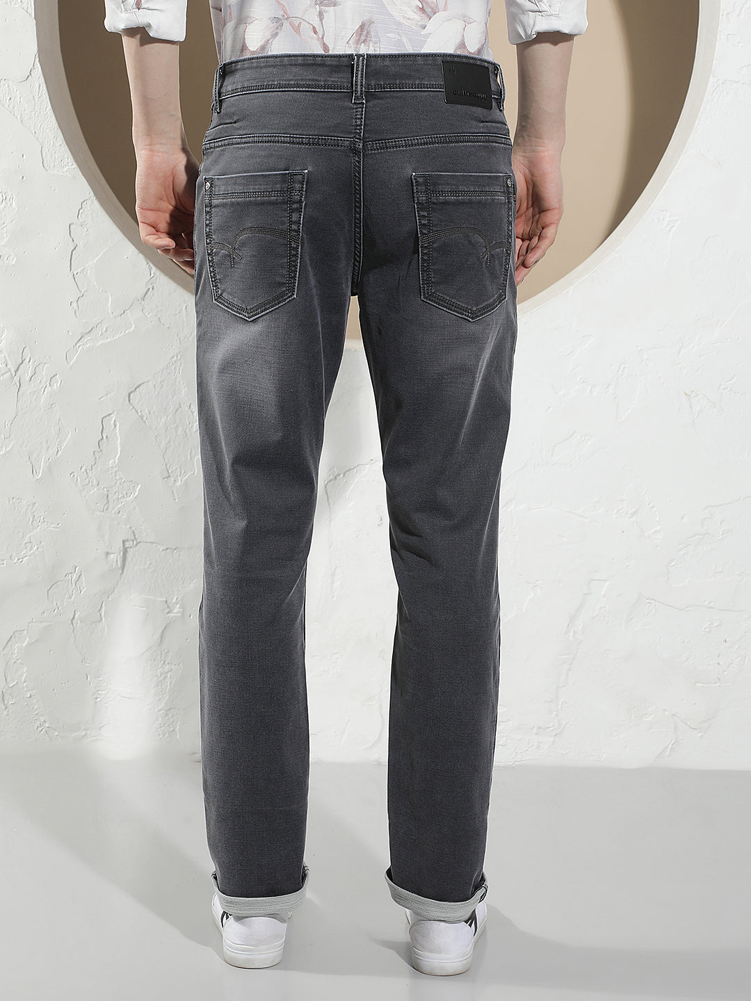 Relaxed Smoke Grey Jeans