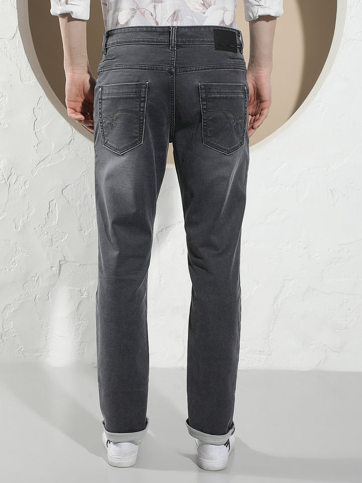 Relaxed Smoke Grey Jeans