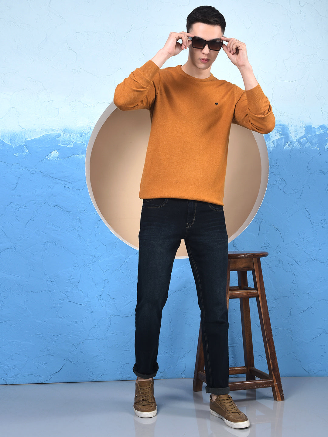 Mustard Knitted Sweater