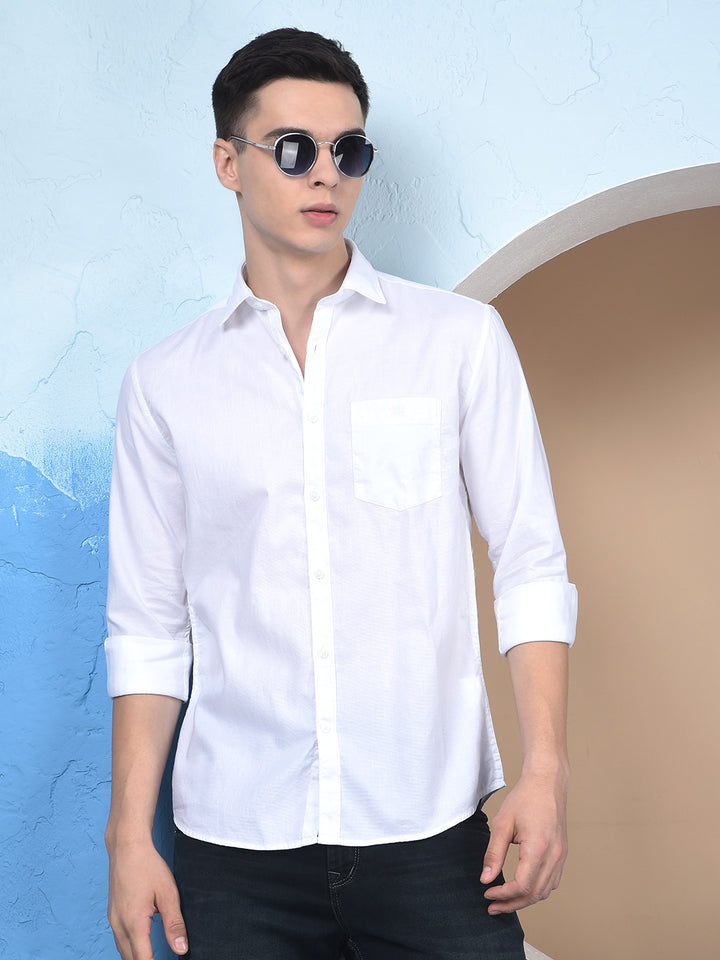 White 100% Cotton Shirt