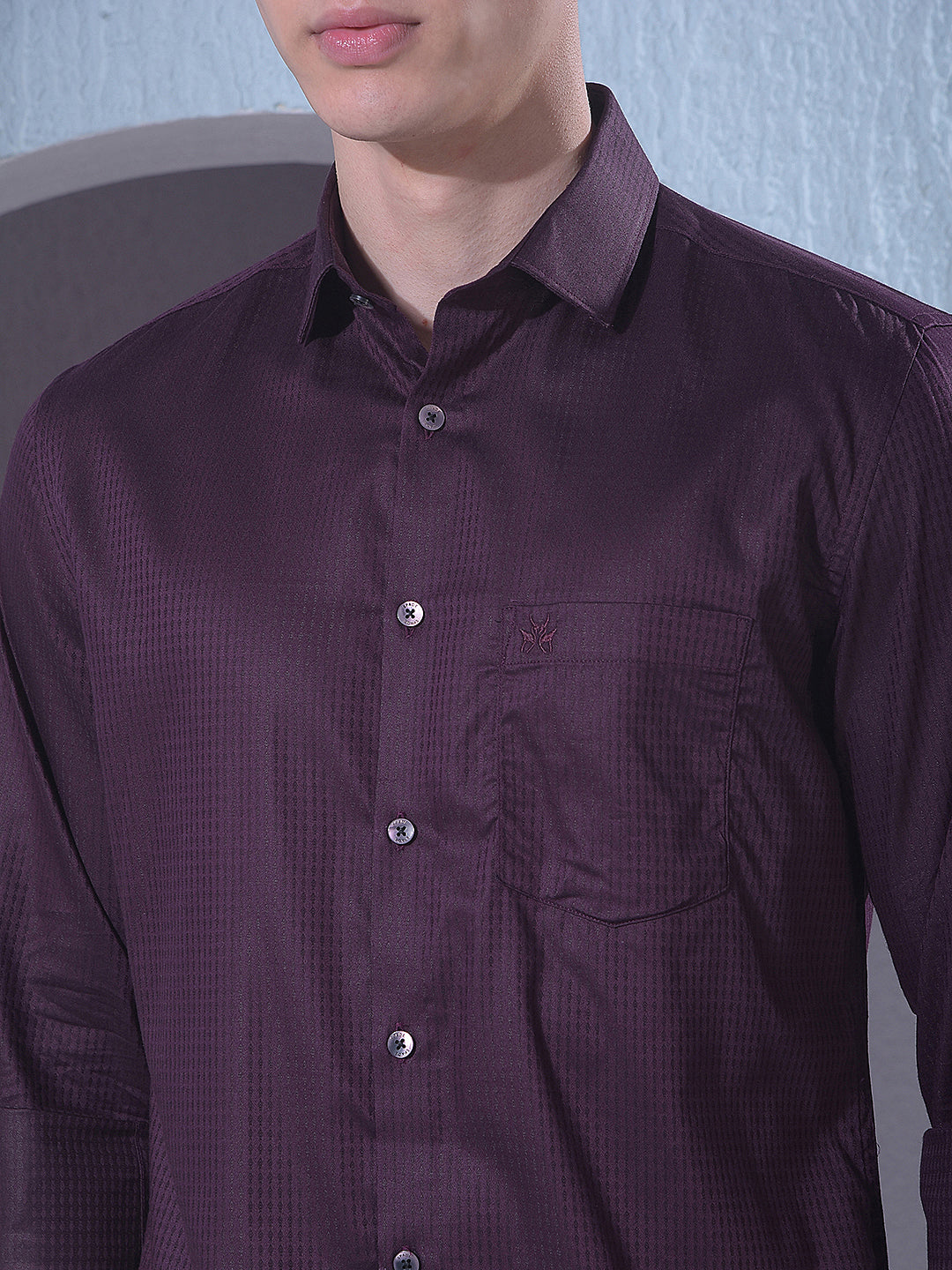 Rich Wine Casual Shirt