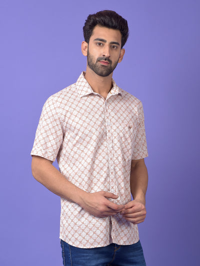 Red Printed Shirt