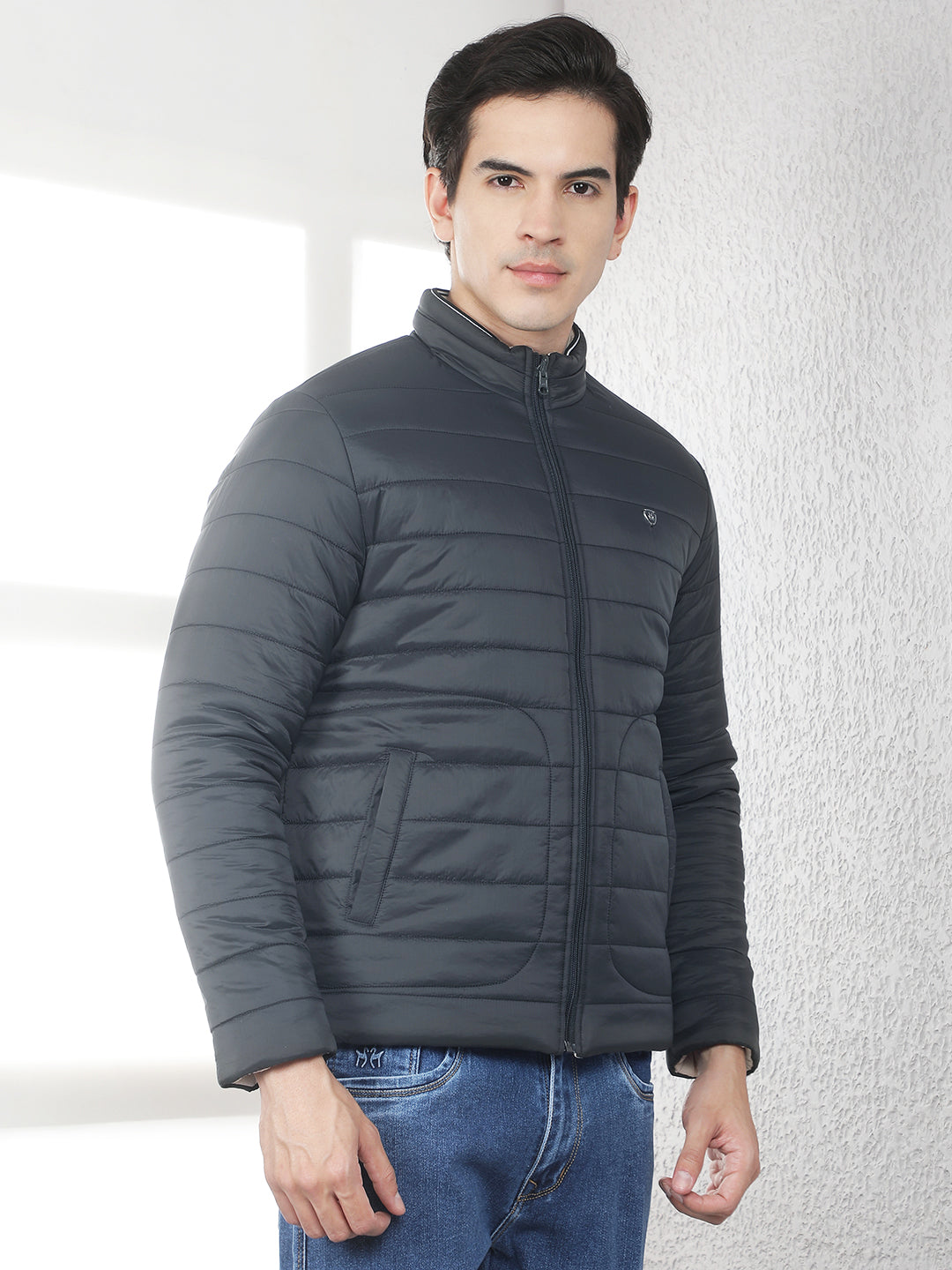 Black Quilted Reversible Jacket