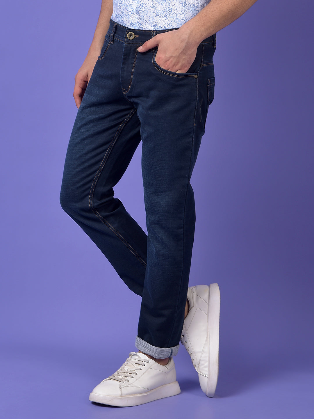 Essential Navy blue Jeans