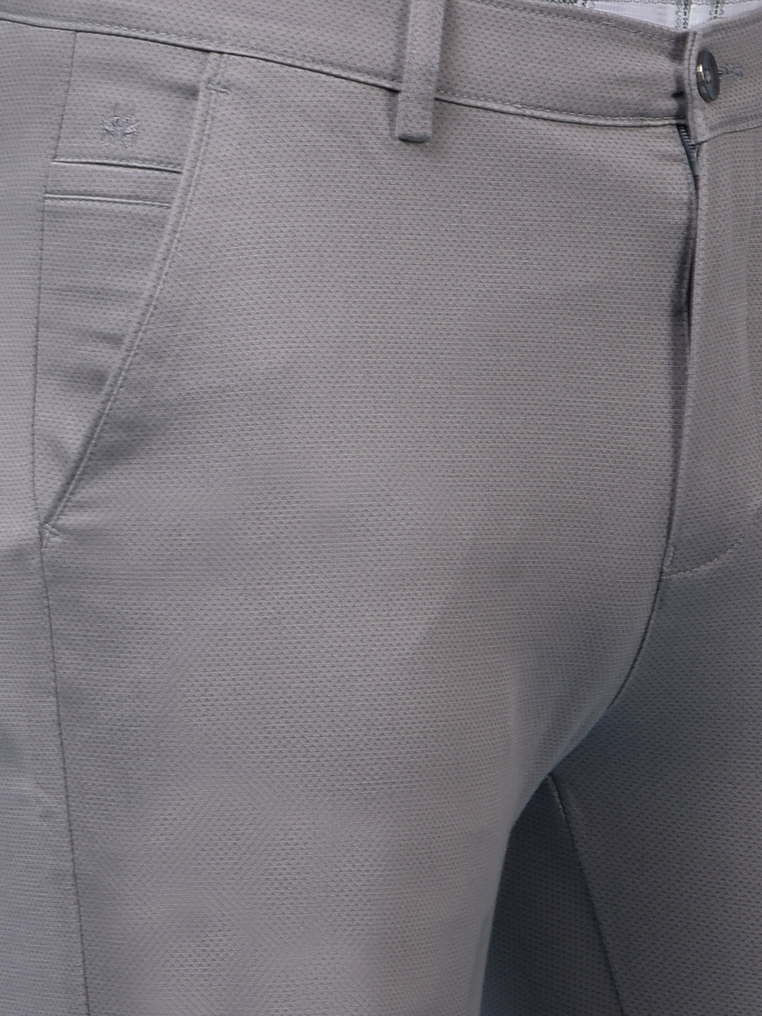 Grey Printed Trousers