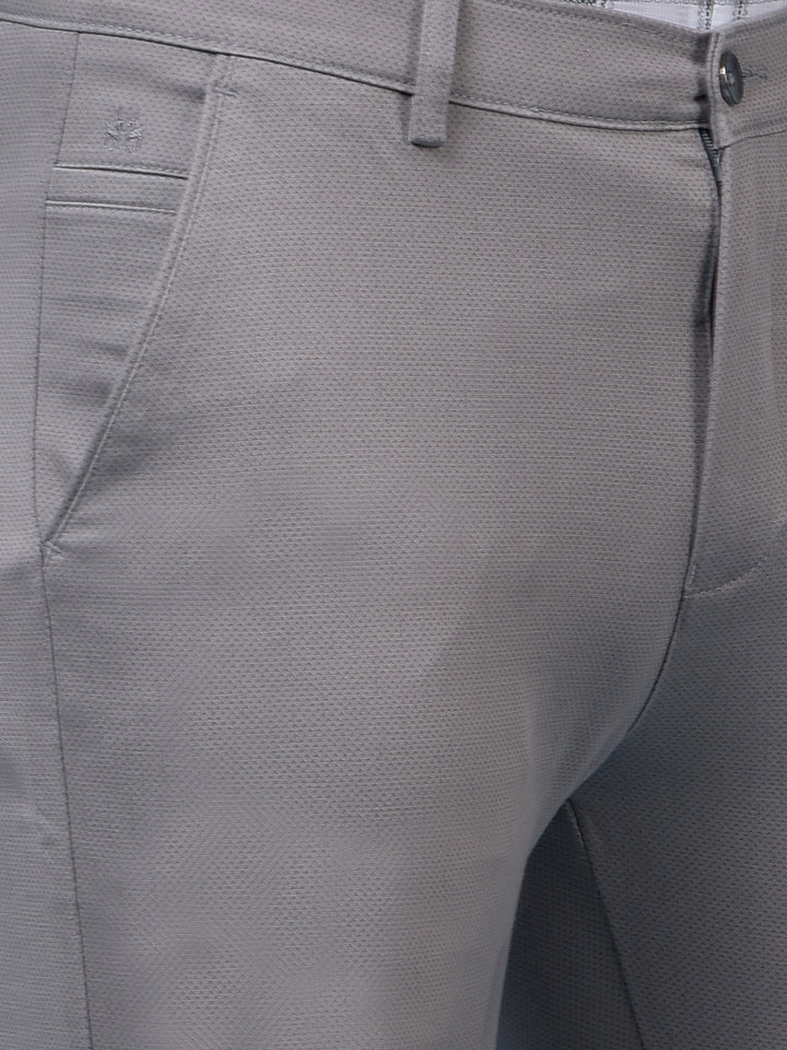 Grey Printed Trousers