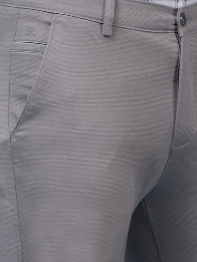 Grey Printed Trousers