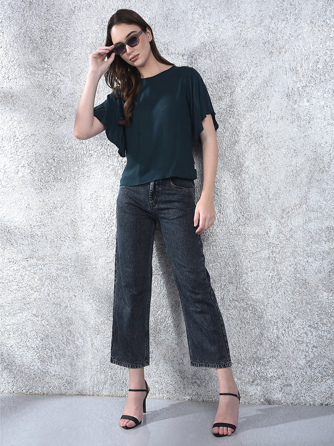 Relaxed Dark Teal Top